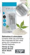 L'Action Paris Hemp & Clay Hydro Boost Stick Mask-30g