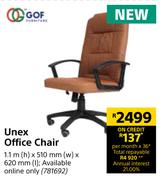 Gof Unex Office Chair-1.1m (h) x 510mm (w) x 620mm (l)