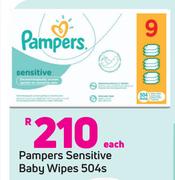 Pampers Sensitive Baby Wipes-504s