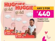 Huggies Gold Assorted Sizes-For 2