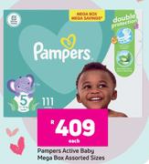 Pampers Active Baby Mega Box Assorted Sizes-Each