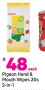 Pigeon Hand & Mouth Wipes 2 In 1-20s Each