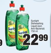 Sunlight Dishwashing Liquid(Excl.Anti Bacterial)-750ml Each
