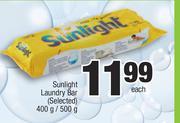 Sunlight Laundry Bar (Selected)-400g/500g Each