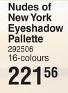Maybelline Nudes Of New York Eyeshadow Palette 16 Colours