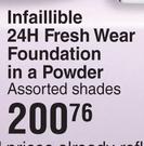 L'Oreal Infaillible 24H Fresh Wear Foundation In A Powder Assorted Shades