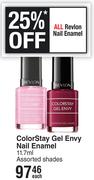 Revlon ColorStay Gel Envy Nail Enamel Assorted Shades-11.7ml Each