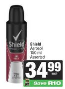 Shield Aerosol Assorted-150ml Each
