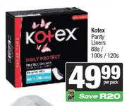 Kotex Panty Liners 88s/100s/120s-Per Pack