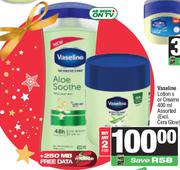 Vaseline Lotions Or Creams Assorted (Excl. Cera Glow)-For Any 2 x 400ml