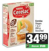 Cerelac Stages 1 & 2 Assorted-200gm Each