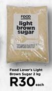 Food Lover's Light Brown Sugar-2Kg Each