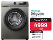 Hisense 7Kg Front Loader Washing Machine WFQP7012VMT 