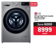 LG 8.5kg/5kg Front Loader Washer Dryer F2V5GGP2T 