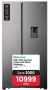 Hisense 508Ltr Side- By-Side Fridge With Water Dispenser H670SIT-WD