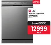 LG 14-Place True Steam Dishwasher DFB425FP 