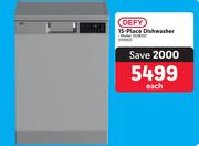 Defy 15-Place Dishwasher DDW257 