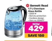 Bennett Read 1.7L Classique Glass Kettle