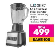 Logik 1.5L Stainless Steel Blender