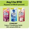 Comfort Fabric Conditioner Refill-For Any 3 x 800ml