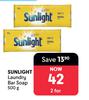 Sunlight Laundry Bar Soap-For 2 x 500g