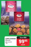 Cape Cookies Biscuits (All Variants)-1Kg Each