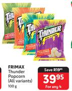Frimax Thunder Popcorn (All Variants)-For Any 4 x 100g