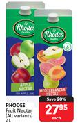 Rhodes Fruit Nectar (All Variants)-2L Each
