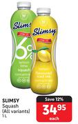 Slimsy Squash (All Variants)-1L Each