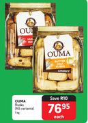 Ouma Rusks (All Variants)-1Kg Each