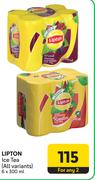Lipton Ice Tea (All Variants)-2 x 6 x 300ml