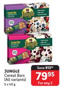Jungle Cereal Bars (All Variants)-For Any 2 x 5 x 40g