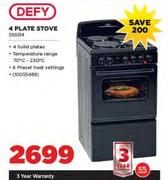 DEFY 4 Plate Stove DSSS14