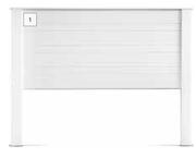 Home&Kitchen White Bedroom Headboard-1.36m(h) x 1.8m(w) x 40mm(d)
