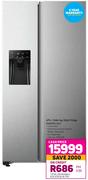 Hisense 474 L Side-by-Side Fridge H690SS-IDL