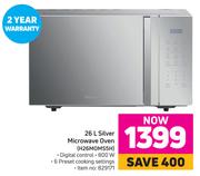 Hisense 26 L Silver Microwave Oven H26MOMS5H