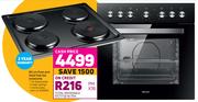 Hisense 60 cm Oven And Solid Hob Set H60BISPB