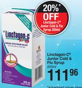 Linctagon-C Junior Cold & Flu Syrup-200ml