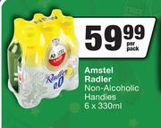 Amstel Radler Non Alcoholic Handies-6 x 330ml Per Pack