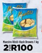 Maestro Rosti Hash Browns-For 2 x 1Kg