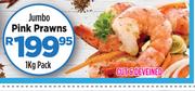 Jumbo Pink Prawns-1Kg Per Pack