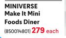 Miniverse Make It Mini Foods Diner 850014801