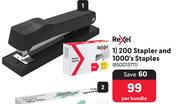 Rexel 200 Stapler And 1000's Staples 850013711-Per Bundle