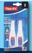 Tipp-Ex 15ml Shake 'n Choose Correction Pens 257692-Per 2-Pack