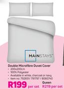 Mainstays Double Microfibre Duvet Cover-Per Set