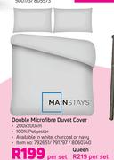 Mainstays Microfibre Duvet Cover (Queen)-Per Set