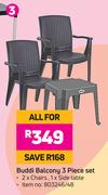 Buddi Balcony 3 Piece Set-For All