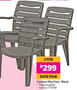 Contour Mia Chair  Black-For 3