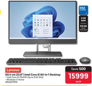 Lenovo 60.4cm (23.8") Intel Core i5 All In 1 Desktop