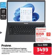 Proline V-Series Intel Celeron Laptop-Each